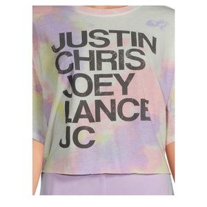 NSYNC Plus Size Graphic Sleep T-Shirt and Joggers Set, 2-Piece